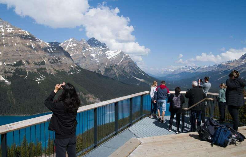 Deep Day Tour to Peyto, Moraine, Louise Lakes, J. Canyon... - Peyto Lake: the turquoise spot you’ll want to photograph twice