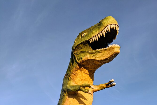 Dinosaurs, Canyons & Ghost Towns: Ultimate Drumheller Day Tour - Drumheller town time: dinosaur sightings, a Saloon stop, and your lunch plan