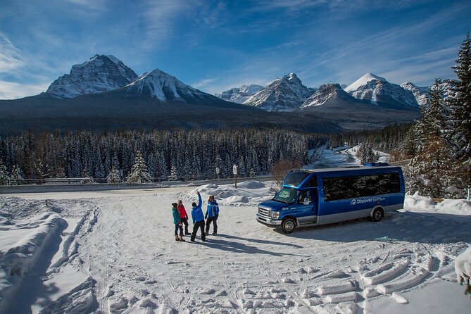 Discover Lake Louise and Yoho In Winter - Natural Bridge Stop: the Kicking Horse River Arch Photo Moment