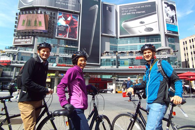 Downtown Toronto Bike Tour - Meeting by the Village by the Grange, and what you get before you roll
