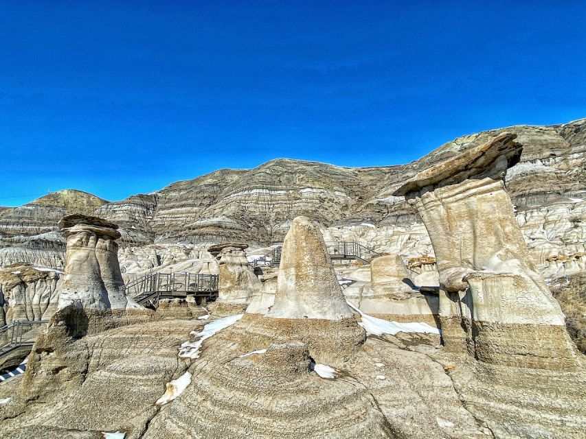 Drumheller: Bad Land & Dinosaur Museum Tour from Calgary - The Little Church and Star Mine Suspension Bridge: small stops with big character