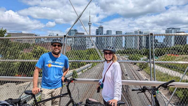 E-bike through Toronto's Dynamic Neighbourhoods - E-bikes make the ride easier, but you still need to ride