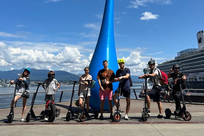 E-scooter & EUC guided tour to the secret spots in Vancouver - Safety First on Two Wheels: Gear, Training, and Car-Safety Signals