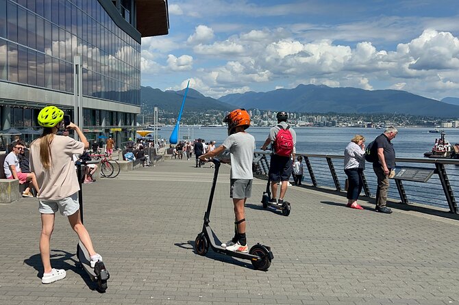 E-scooter & EUC guided tour to the secret spots in Vancouver - The Downtown Convention Belt: Vancouver Convention Centre and Canada Place Views