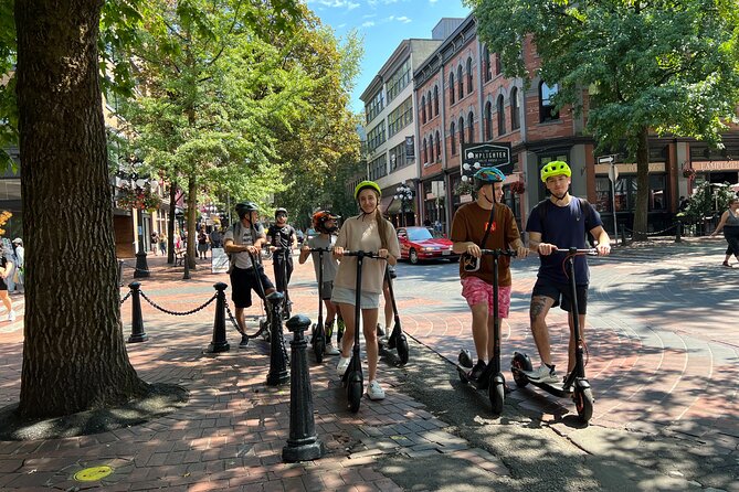 E-scooter & EUC guided tour to the secret spots in Vancouver - Granville Island and the Public Market Lunch Break