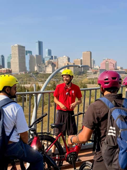 Edmonton: City Bike Tour, Highlights and River Valley - Muttart Conservatory and ICE District pass-by views