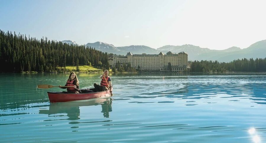 Emerald Lake,Lake Louise JohnstonCanyon&Banff Tour - Natural Bridge on the Kicking Horse River: see erosion do its job