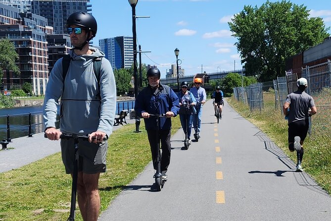 Experience Old Montreal on e-scooters with a local comedian - Lieu Historique National du Canal-de-Lachine: Montreal beyond the postcard