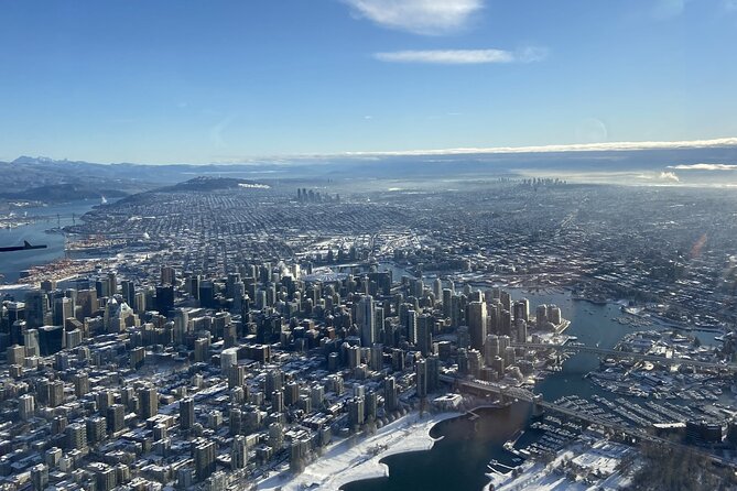 Extended Vancouver Panorama Scenic Seaplane Tour - Downtown Vancouver from the air: BC Place and Science World