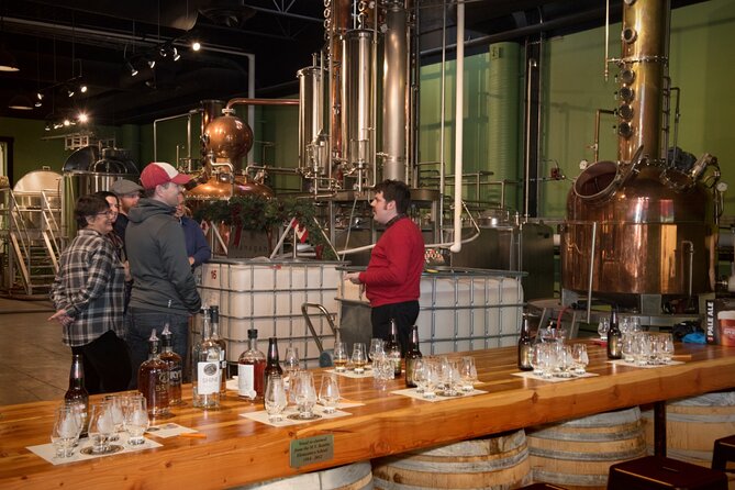 Farm-to-Flask Tasting Experience in Vernon - Copper-pot stills and the steps you will actually see