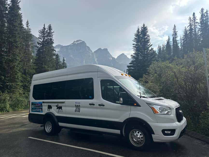 From Banff/Canmore: Moraine Lake, Lake Louise 1.5 hrs Each - Lake Louise stop: Fairmont Chateau photos plus an easy self-guided stroll