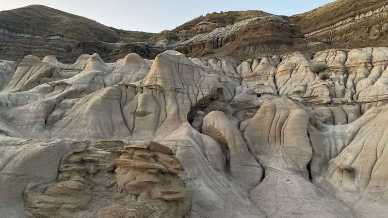 From Calgary: Canadian Badlands Private Geological Tour - The Short Charm Stops: World’s Largest Dinosaur and the Little Church