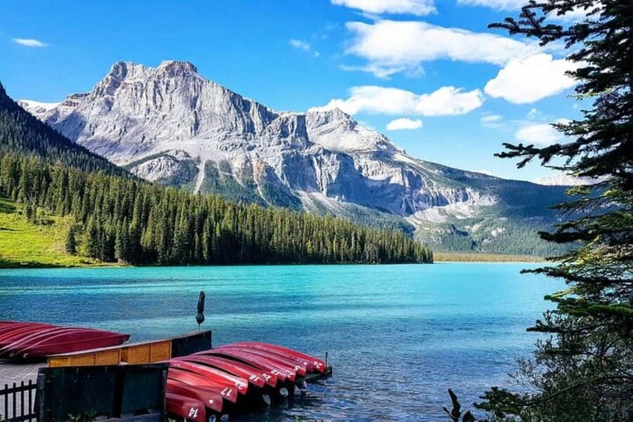 From Calgary: Explore 4 Stunning Lakes in Banff & Yoho - Bow Lake plus a Natural Bridge stop: why the “in-between” matters