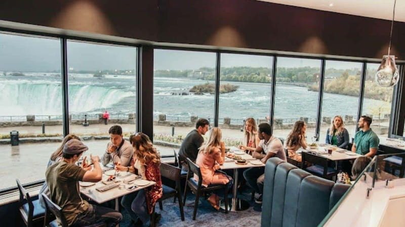 From Toronto: Niagara Falls Tour with Journey & Dinner - Table Rock Welcome Centre and Journey Behind the Falls