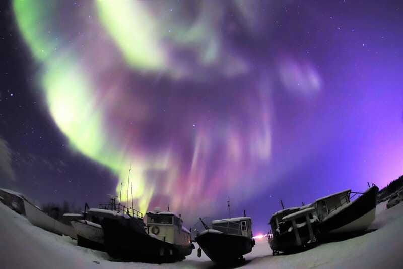 From Yellowknife: Northern Lights Bus Tour with Photos - Guides and photographers who turn cold waiting into a real experience