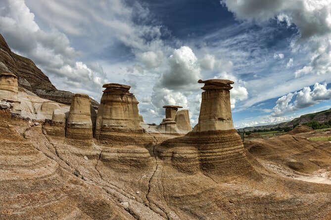 Full Day Drumheller Tour from Calgary by Coach - Rosedale Suspension Bridge: a light stretch and river views