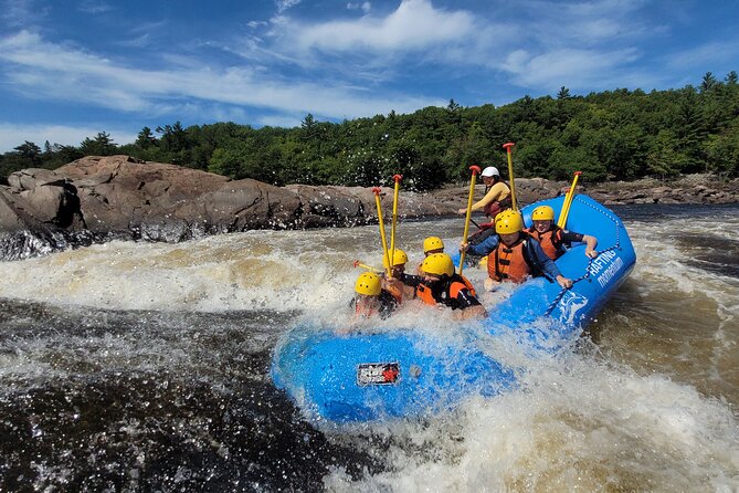 Full day rafting on the Ottawa River - BBQ Dinner, Big-Screen Video, and Camping Night Under the Stars