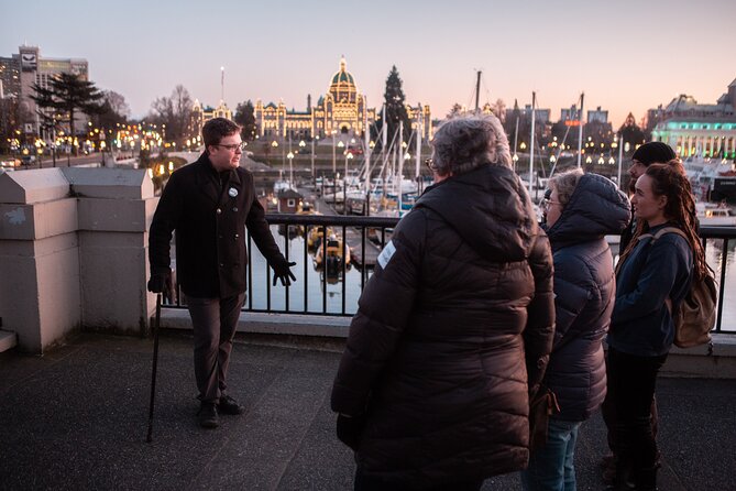 Ghostly Walking Tour in Victoria - Weather, clothing, and how to hear the guide on busy streets