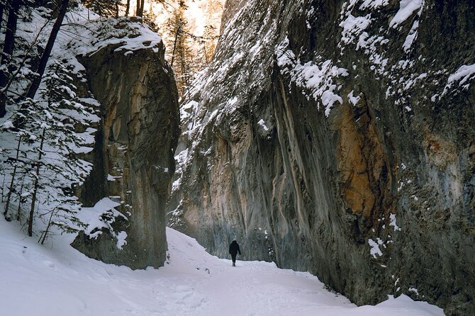Grotto Canyon Majestic Ice Walk tour from Banff, Calgary, Canmore - Safety gear and pacing: spikes, the uphill start, and staying steady