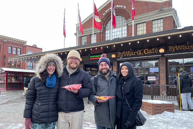 Guided ByWard Market Food Tour - York Street Plaza and the Ottawa Letters sign