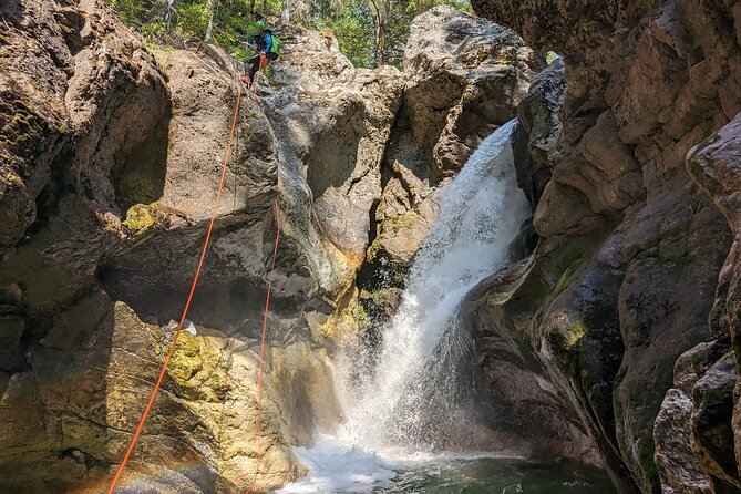 Half Day Canyoning Experience in Revelstoke - Gear setup: wetsuit, neoprene socks, harness, helmet, and shoes you must bring