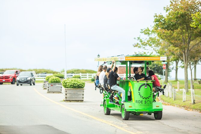 Halifax waterfront SOLAR Party Bike food & drink experience! - The waterfront photo loop: boardwalk, Properties, and Pier 21 moments