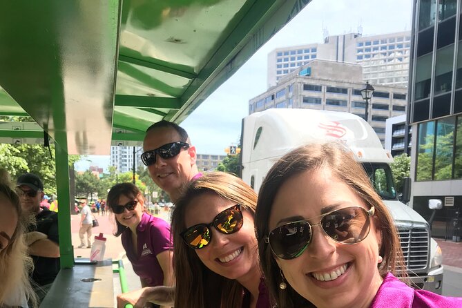 Halifax waterfront SOLAR Party Bike food & drink experience! - Guides you can count on: Amanda, Leith, and the energy factor