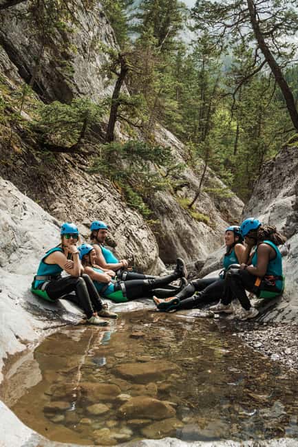 Heart Creek Canyoning tour - Beginner friendly - Near Banff - The hike in: 45 minutes of work that sets up the canyon magic