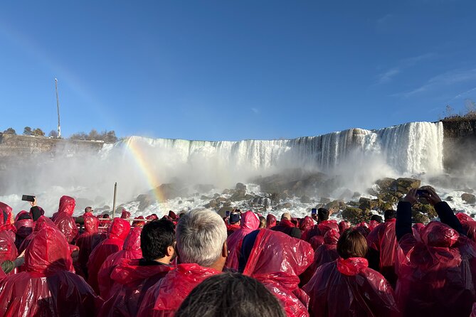 Hornblower Boat and Walking Tour of Niagara Falls - Hornblower Canada boat ride: poncho up and get close