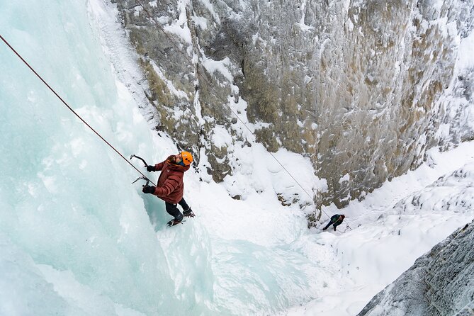 Ice Climbing Adventure in Banff: Beginner - Johnston Canyon stop: first crampons, first swings, real confidence