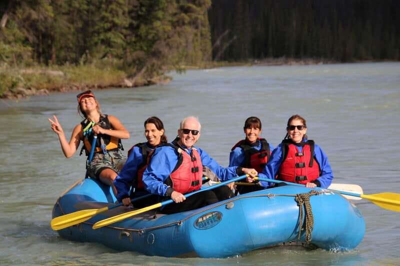 Jasper: Athabasca River Mile 5 Whitewater Rafting Tour - The Miette junction: a quick science moment with real visual payoff