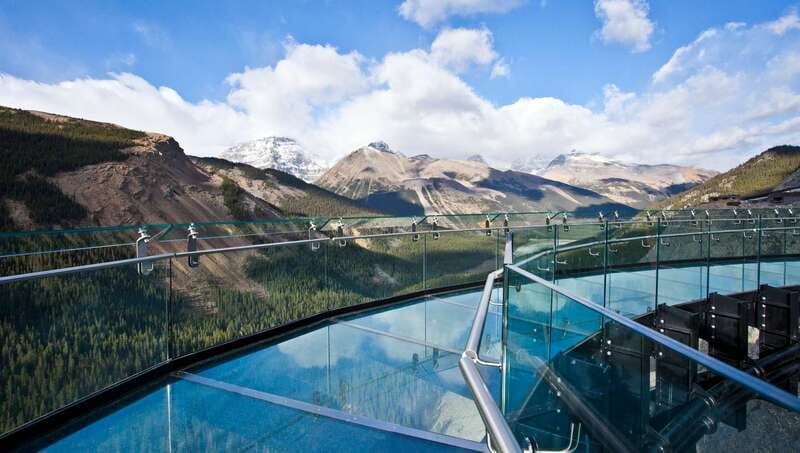 Jasper: Columbia Icefield Skywalk - The Walk Itself: 1 Kilometer on Glass With Real Photo Power