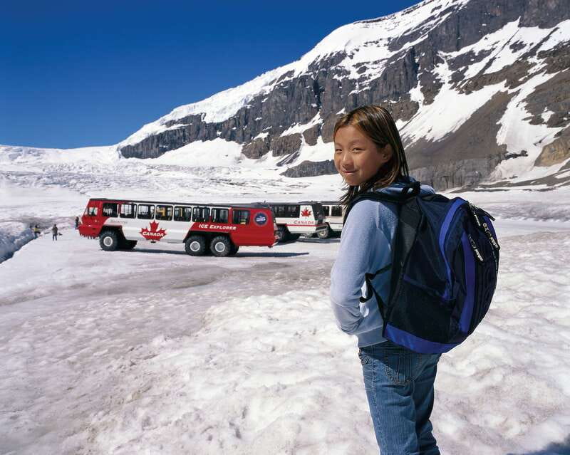 Jasper: Transfer to Banff/Lake Louise w/ Columbia Icefields - Weeping Wall, Peyto Lake, and the smaller, easy walks