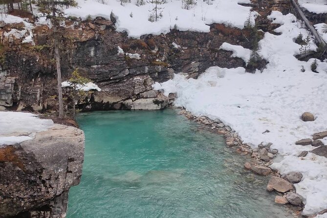 Johnston Canyon, Marble Canyon Hiking and Banff Town day tour - Marble Canyon Icewalk Time in Kootenay National Park