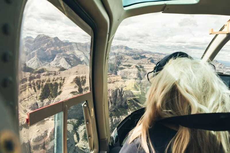 Kananaskis: 30-Minute Heli Tour of Minnewanka Lake and Banff - Ghost River and the Eastern Rocky Mountain Front: the flight path before the lake