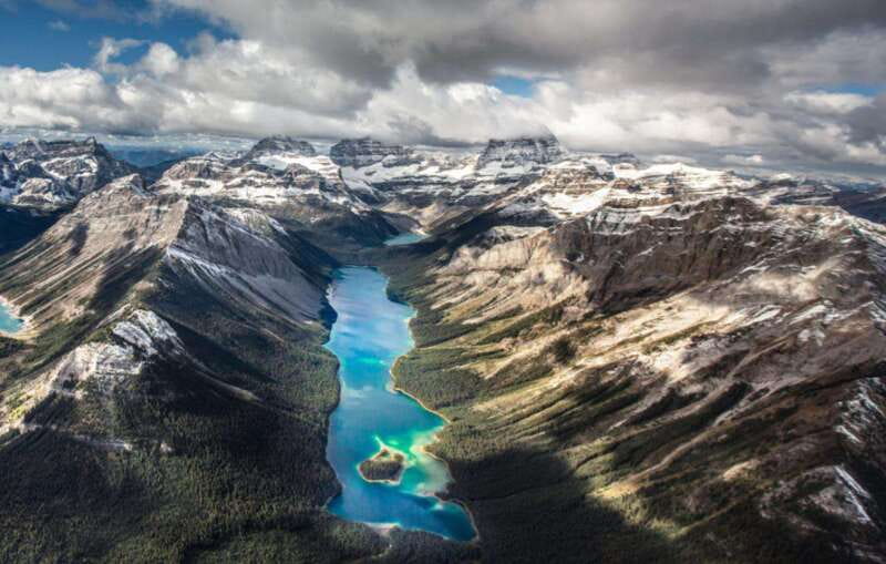 Kananaskis: 45 Minute "Sleeping Warrior" Helicopter Tour - Back through Spray Lakes shoreline, Stewarts Gap, and Pigeon Mountain