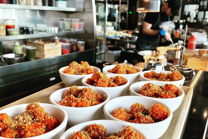 Kelowna: #1 Rated Walking Food Tour with 7 Tastings and 4 Drinks - Tea at Chaibaba Tea, bread at Sprout, and pizza at Curious Cafe