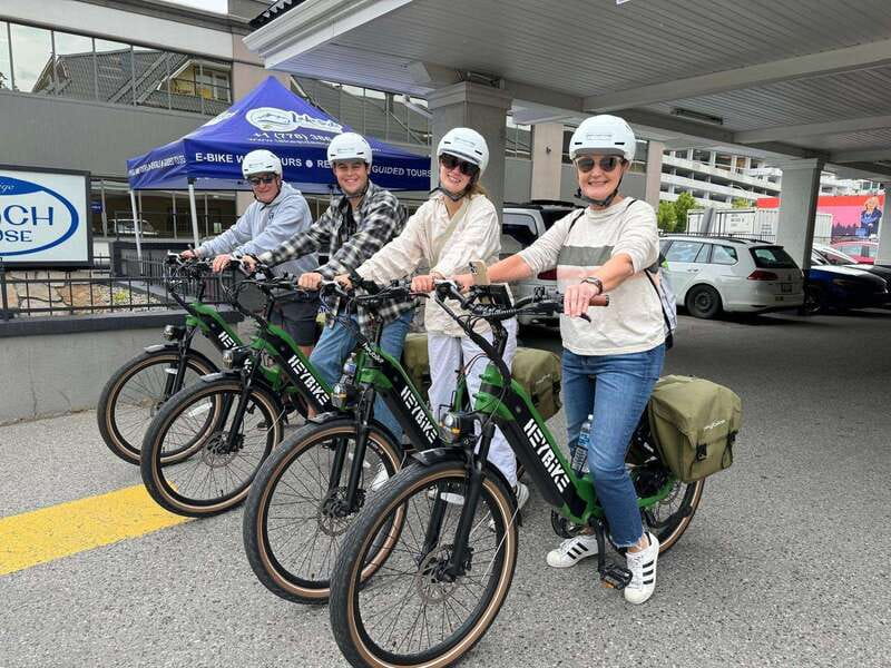 Kelowna: E-Bike Ride and Axe Throwing Adventure - The ride to Axe Monkeys: what the e-bike really changes