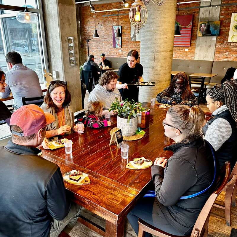 Kelowna: Walking Food Tour with 7 Tastings and 4 Drinks - Waterfront Cultural District: the outdoor part is not filler