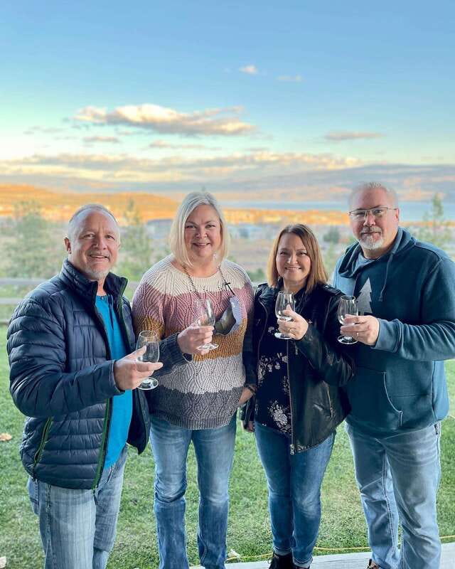 Kelowna: West Kelowna Full Day Guided Wine Tour - Mt. Boucherie Estate Winery: three words, lake views and questions