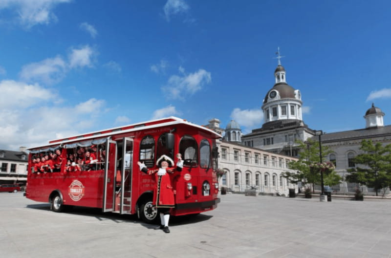 Kingston: Trolley City Tour - Where the tour starts: 248 Ontario St to the red trolley at 209 Ontario St