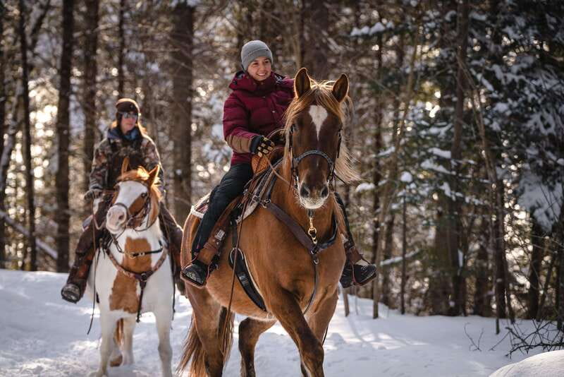La Bleuetière: A charming introduction to horseback riding - What to wear in Quebec, and who should skip this one