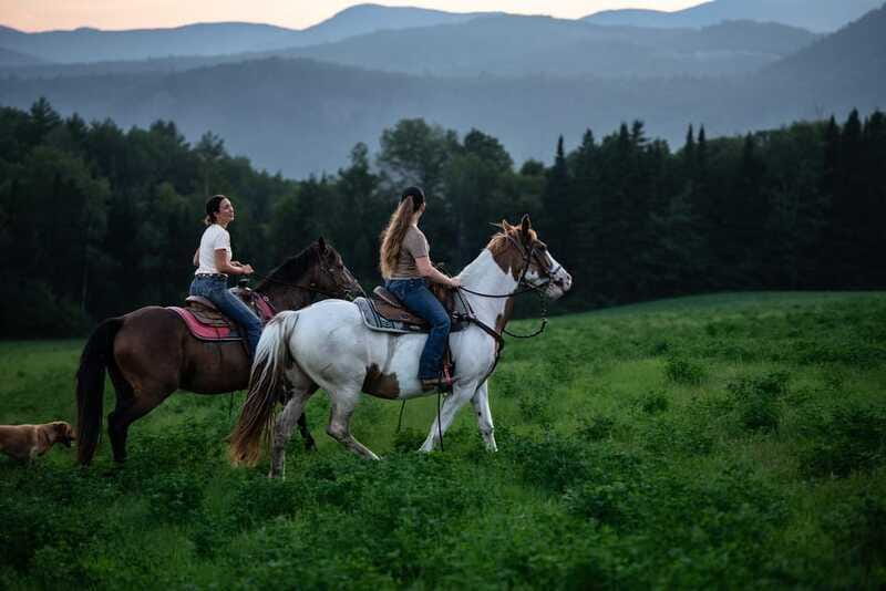 La Bleuetière: A charming introduction to horseback riding - The 1 hour scenic trail: forest tracks, meadows, and wide views