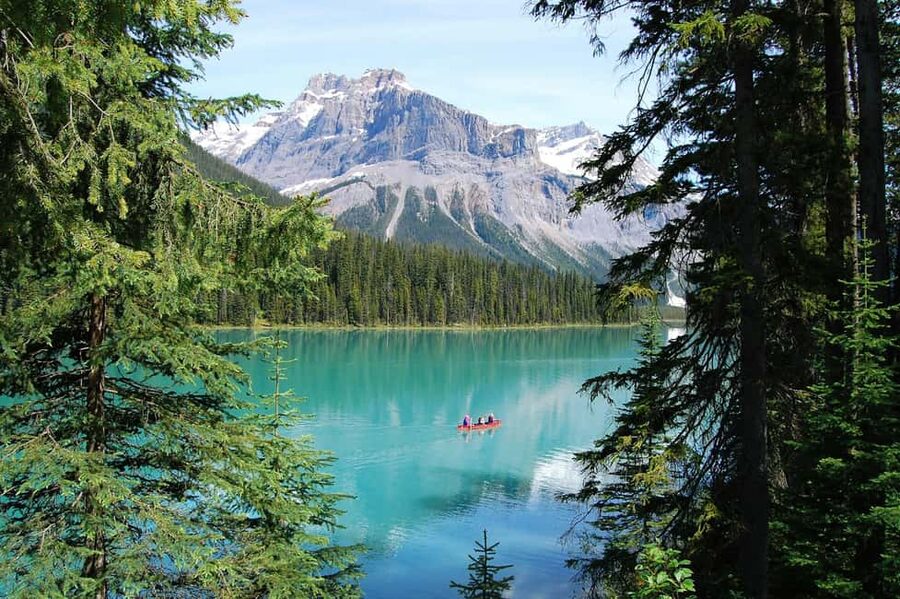 Lake Louise, Banff Gondola, & Yoho National Park 2 Day Tour - Day 1: Johnston Canyon waterfalls, Two Jack Lake pass-by, and Lake Minnewanka