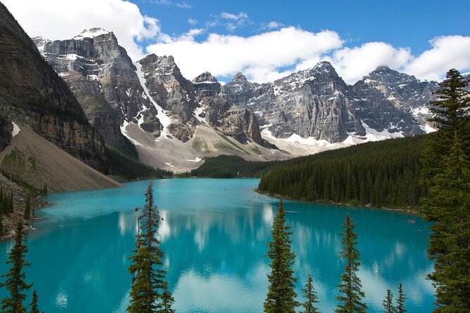Lake Louise & Lake Moraine Tour - Moraine Lake: Ten Peaks color, rocky footing, and the uphill viewpoint