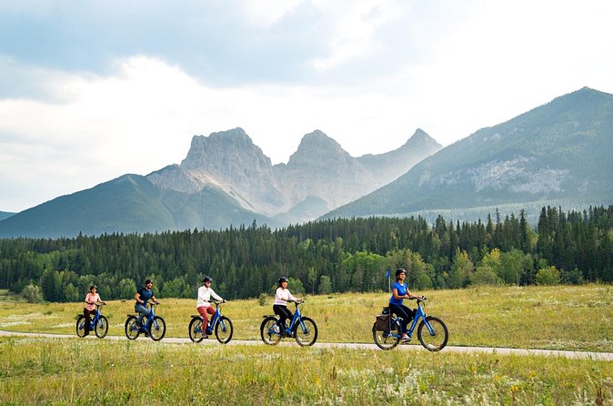 Legacy Trail Food Bike Tour - The ride itself: Canmore, Mt. Rundle, and the Banff entrance feeling