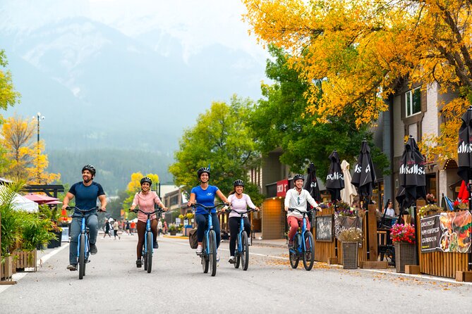 Legacy Trail Food Bike Tour - Banff’s Bow Falls photo stop near Banff Springs Hotel