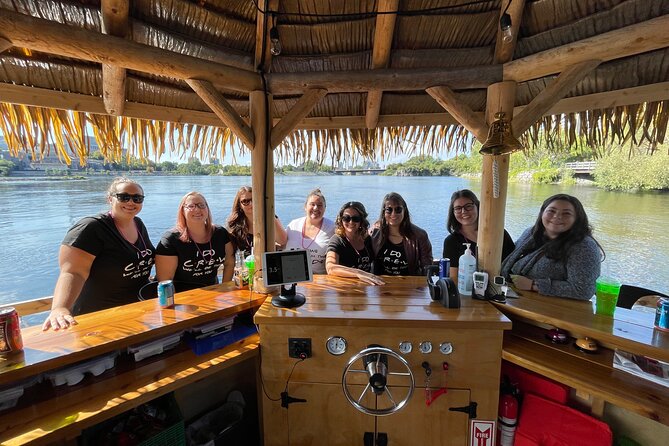 Lilo Floating Tiki Bar on the Ottawa River - The bar, music, and the bring-your-own-food strategy