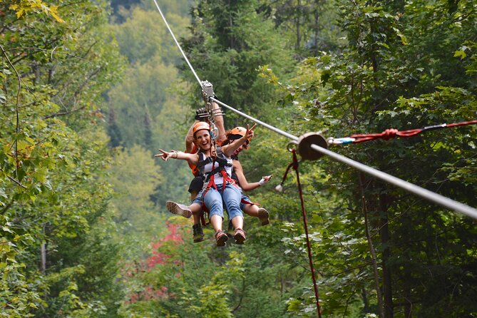 Mont-Catherine Ziplines - Guides and safety gear that keep things smooth