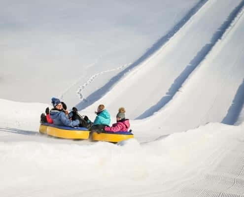 Mont-Tremblant: Snow Tubing with a Mechanical Lift - The Hill Secret: Rope Tows That Save Your Legs